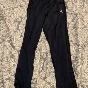 Mens Medium adidas navy blue track pants (sweats)